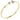 Bracciale rigido Chroma Taglio misto, Multicolore, Placcato color oro
