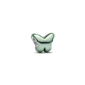 Mini Charm Farfalla effetto metallico verde
Argento Sterling 925
