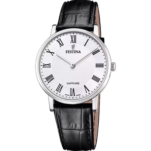 Orologio Festina Swiss Made da uomo cinturino pelle
