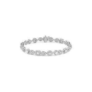 Bracciale in oro e diamanti con mix di tagli collezione Magia
