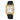 Orologio Casio con cassa dorata rettangolare cinturino pelle