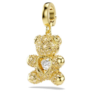 Charm Idyllia Taglio misto, Orsetto, Placcato color oro