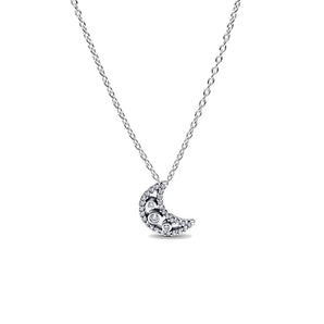 Collana con pendente Falce di luna