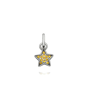 Mini charm Stella cristal giallo