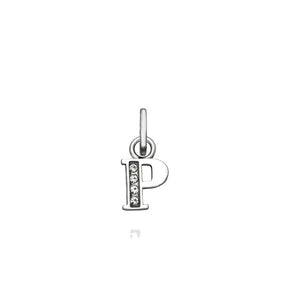 Mini charm P cristal