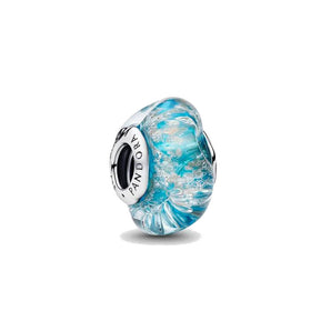 Charm Vetro di Murano Acqua Cristallina