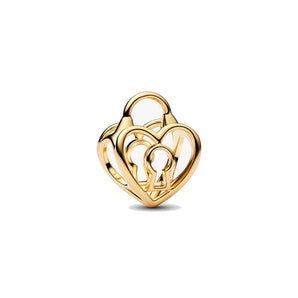 Charm Openwork Lucchetto Cuore
Finitura in Oro