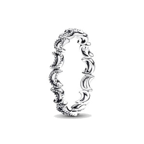 Anello Luna Crescente Luminosa (Misura 48)