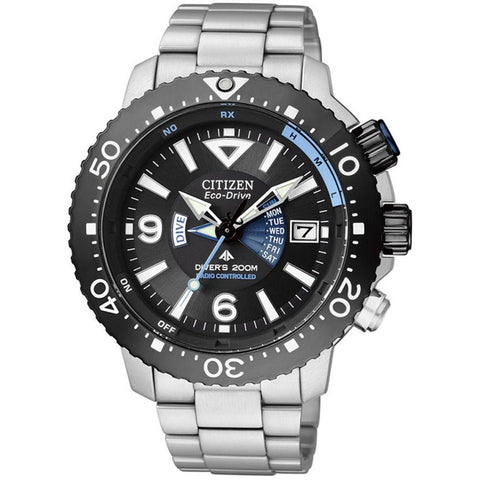 Orologio Citizen Uomo Radiocontrollato Eco Drive Diver 200