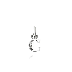 Mini charm C cristal