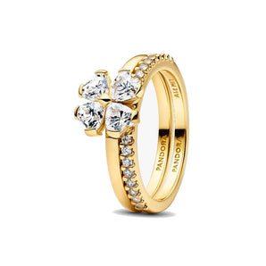Anello Quadrifoglio Luminoso Divisibile (Misura 56)