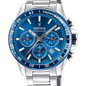 Orologio Festina da uomo blu con bracciale acciaio