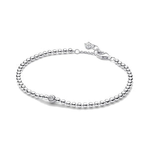 Bracciale Sfere con punto luce
Argento Sterling 925 (Misura 20 Cm)