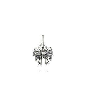 Mini charm fiocco cristal