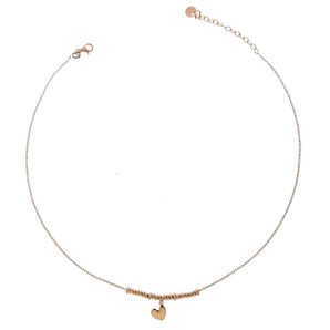 Collana rue des mille con ciondolo a cuore