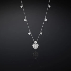 Collana Chiara Ferragni Brand cuori Argento