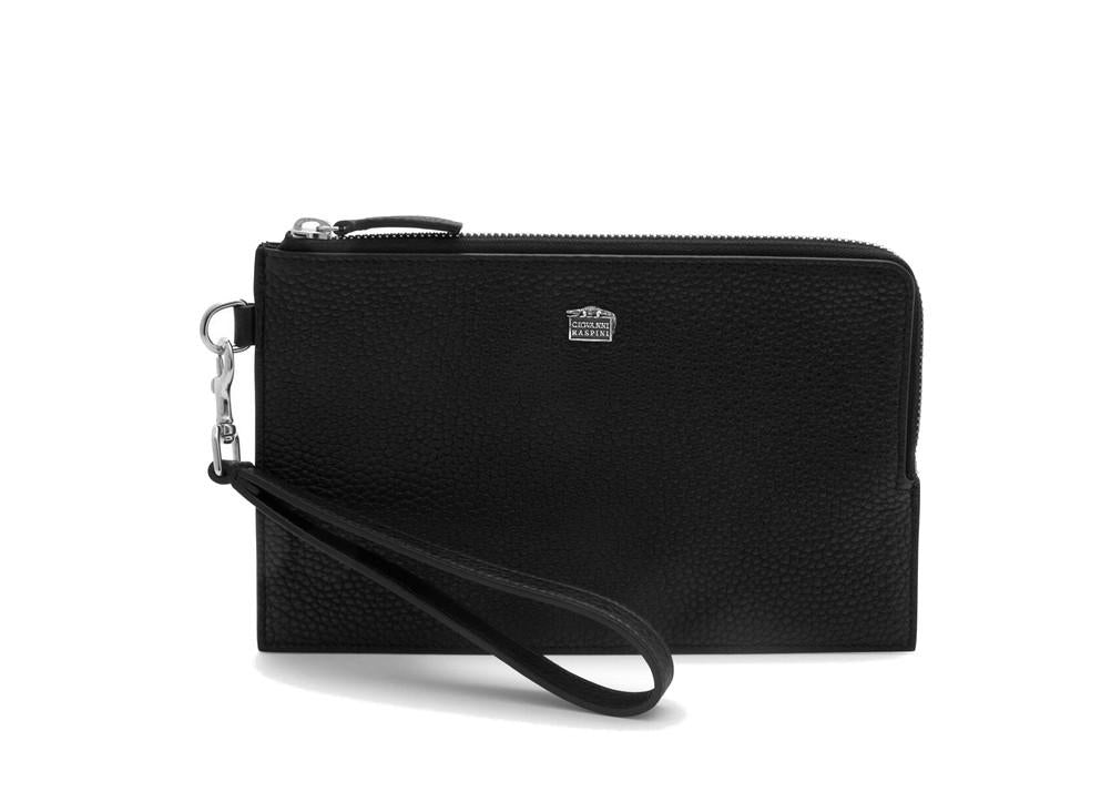 Pouch Giovanni Raspini pelle goffrata