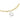 Bracciale in oro giallo e bianco con femminuccia 9kt