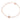 Bracciale maschietto oro rosa
con pavé di diamanti