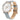 Orologio Matrix Tennis Chrono Fabbricato in Svizzera, Cinturino in pelle, Grigio, Finitura in tonalità champagne dorato