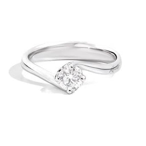 Anello Solitario Anniversary Recarlo con diamante Ct. 0,26