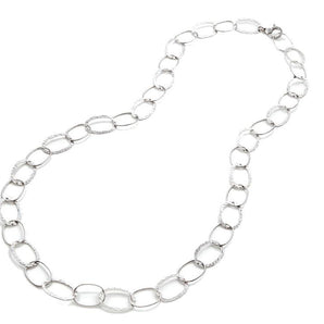Collana Giovanni Raspini maglia ovale alternata
