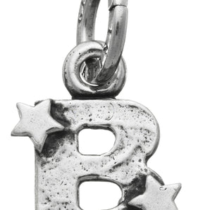 Charm "B" con stelle