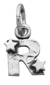 Charm Giovanni Raspini lettera R con stelle