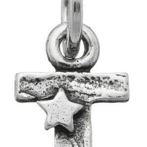Charm "T" con stelle