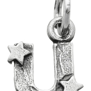 Charm "U" con stelle