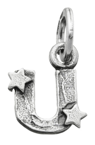 Charm "U" con stelle