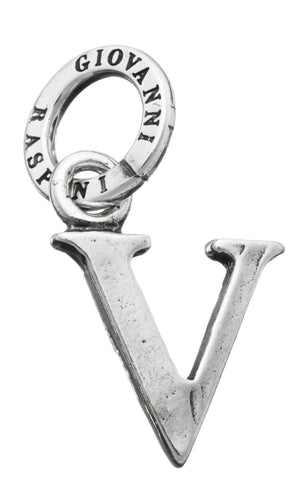 Charm lettera logo "V"