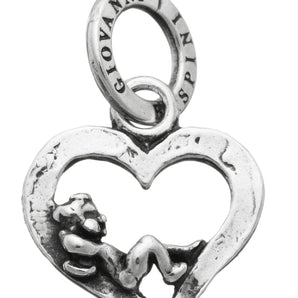 Charm amorino su cuore