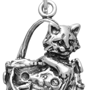 Charm Giovanni Raspini gatto in borsa