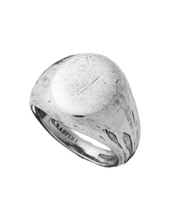 Anello chevalier liscio