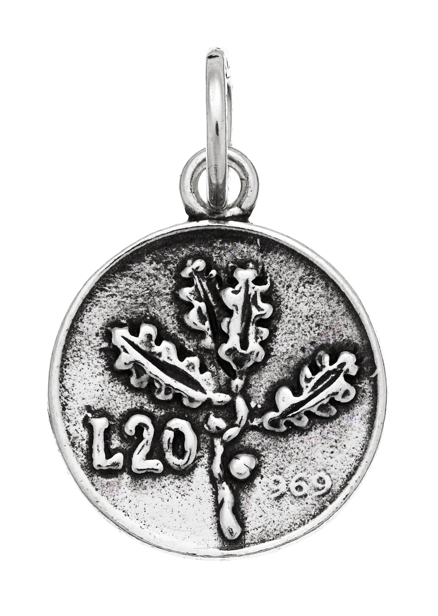 Charm Raspini moneta 20 lire