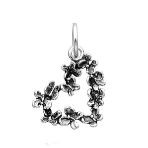 Charm Giovanni Raspini cuore con farfalle