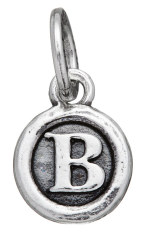 Charm lettera bottone ''B''