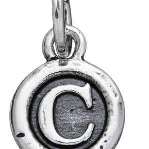 Charm lettera bottone  ''C''
