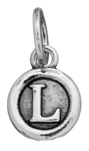 Charm lettera bottone ''L''