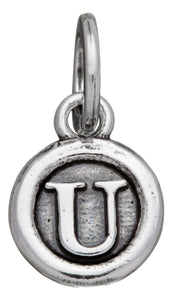 Charm Giovanni Raspini lettera a bottone "U"