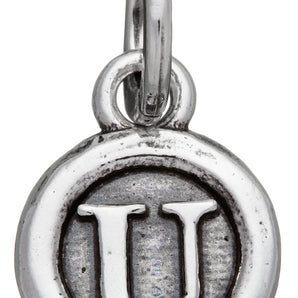 Charm Giovanni Raspini lettera a bottone "U"