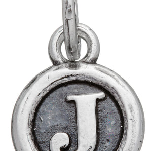 Charm Giovanni Raspini lettera a bottone "J"