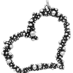 Charm Giovanni Raspini cuore perlage