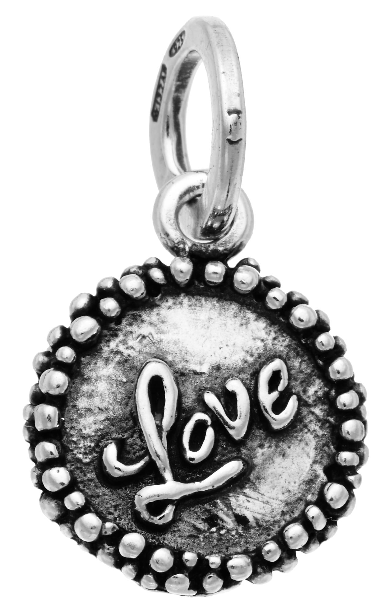 Charm "Love" perlage