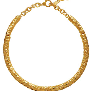 COLLANA CROCODILE LIGHT DORATA