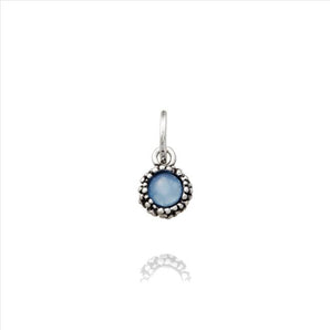 Charm Giovanni Raspini agata blu perlage