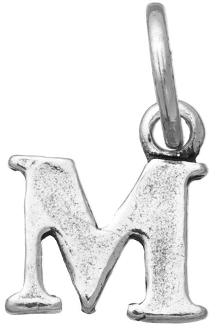 Mini charm lettera logo M