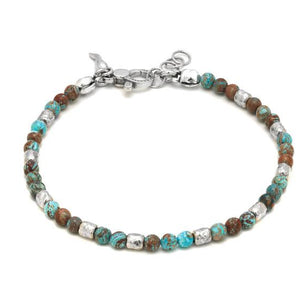 Bracciale Raspini in argento da uomo Tango agata