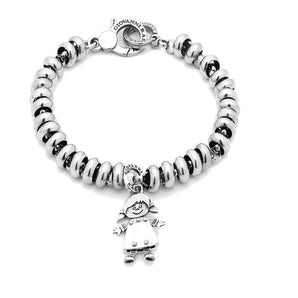 Bracciale Raspini in argento con bambina